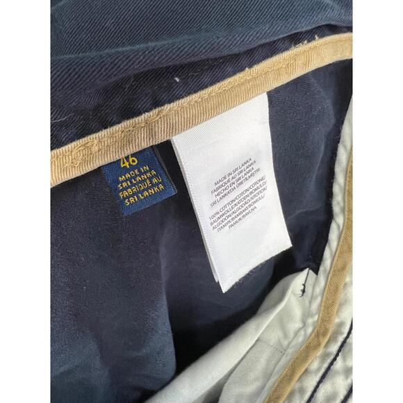 Polo Ralph Lauren Classic Gellar Cargos Shorts Mens 46 Navy Outdoor Casual Prep - Picture 12 of 13